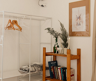 Спальня . Дом под ключ Морской Барн на берегу моря . 