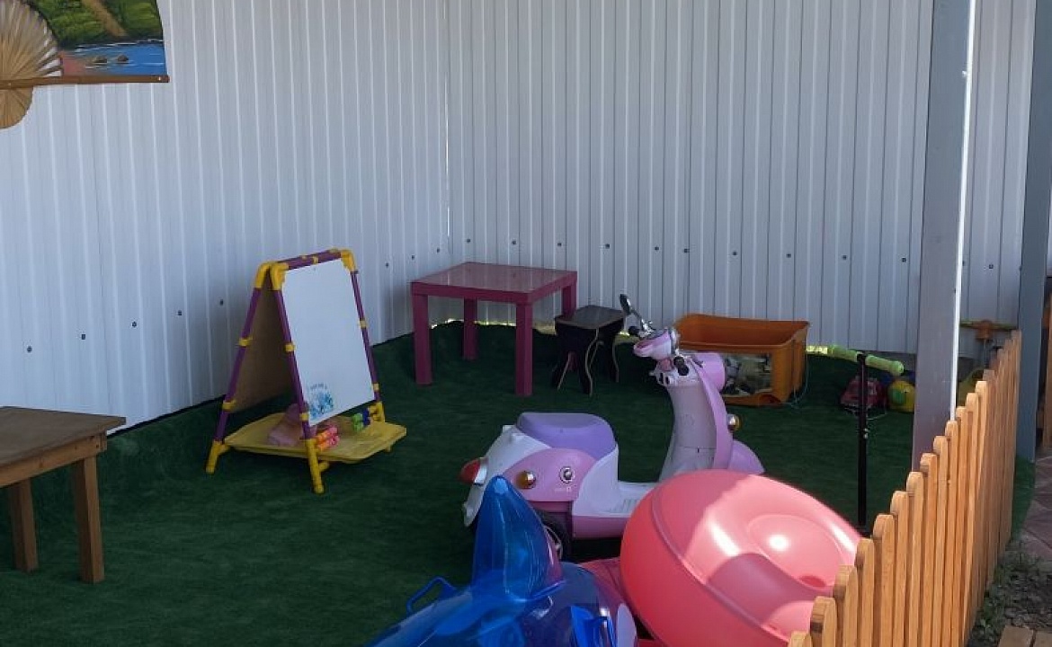 Трёхместный номер с кондиционером. Гостевой дом 7Я. Голубицкая