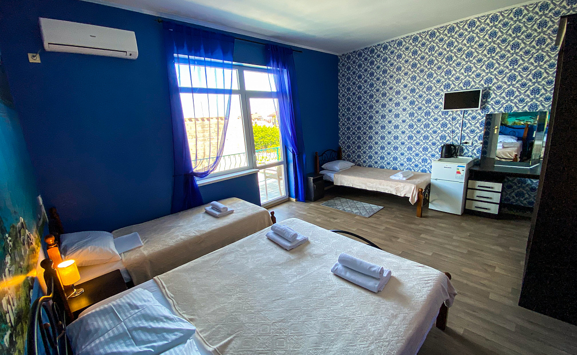 Комфорт 4х местный Семейный. Гостевой дом Волна. Нижнее Джемете