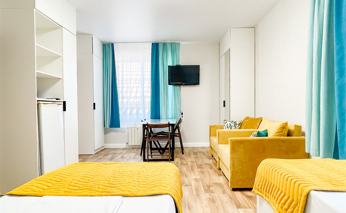 Стандарт 3-хместный с дополнительным местом. Отель Автор. Анапа