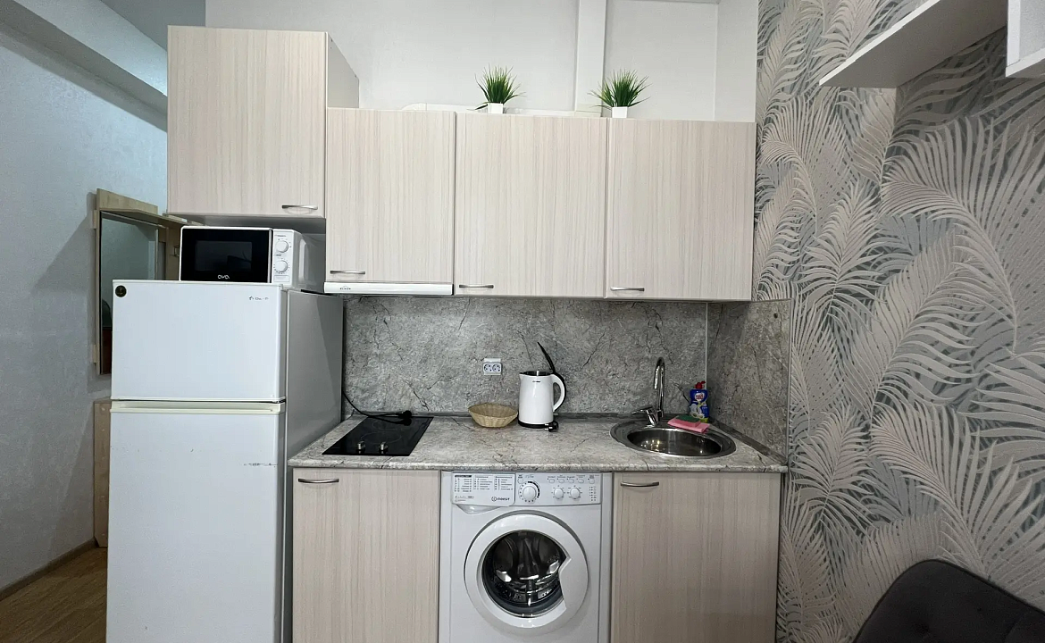 Апартамент с террасой 14к2. Светлая квартира с террасой и морем. Дагомыс