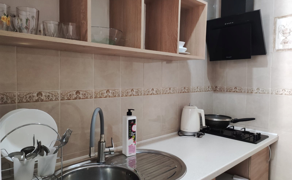 4-х местный  стандарт с кухней. Уда-ча в Свирском ущелье. Лазаревское