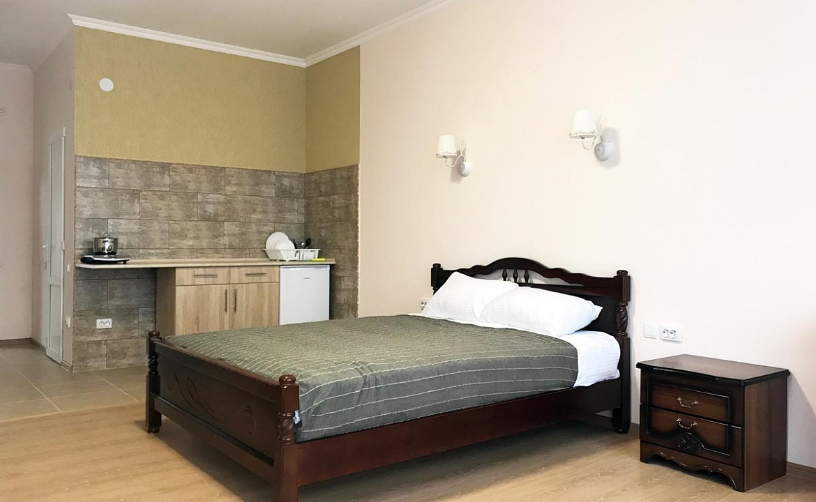 Делюкс с видом на море и горы. Отель Апарт-отель ПАЛЬМА. Гаспра Делюкс с видом на море и горы. Отель Апарт-отель ПАЛЬМА. Гаспра