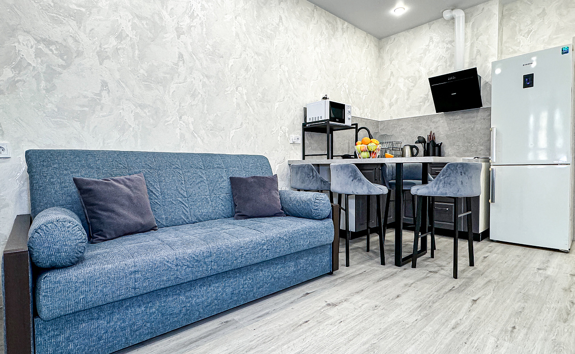 Квартира-студия . Студия в 100м до моря в ЖК "Бельведер". Анапа