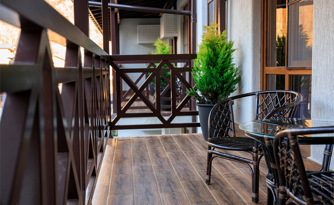 Фэмили с балконом. Отель "Панорама Ачишхо". Красная Поляна