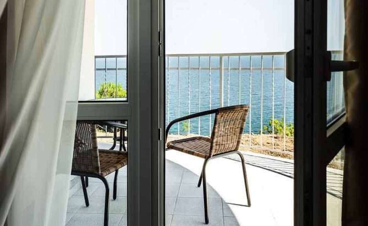 Двухместный эконом с видом на море. Гостевой дом The Goncharov’s Family House. Семидворье