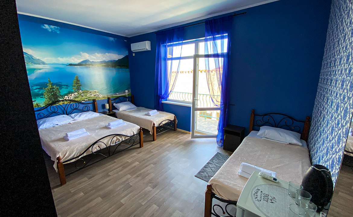 Комфорт 4х местный Семейный. Гостевой дом Волна. Нижнее Джемете