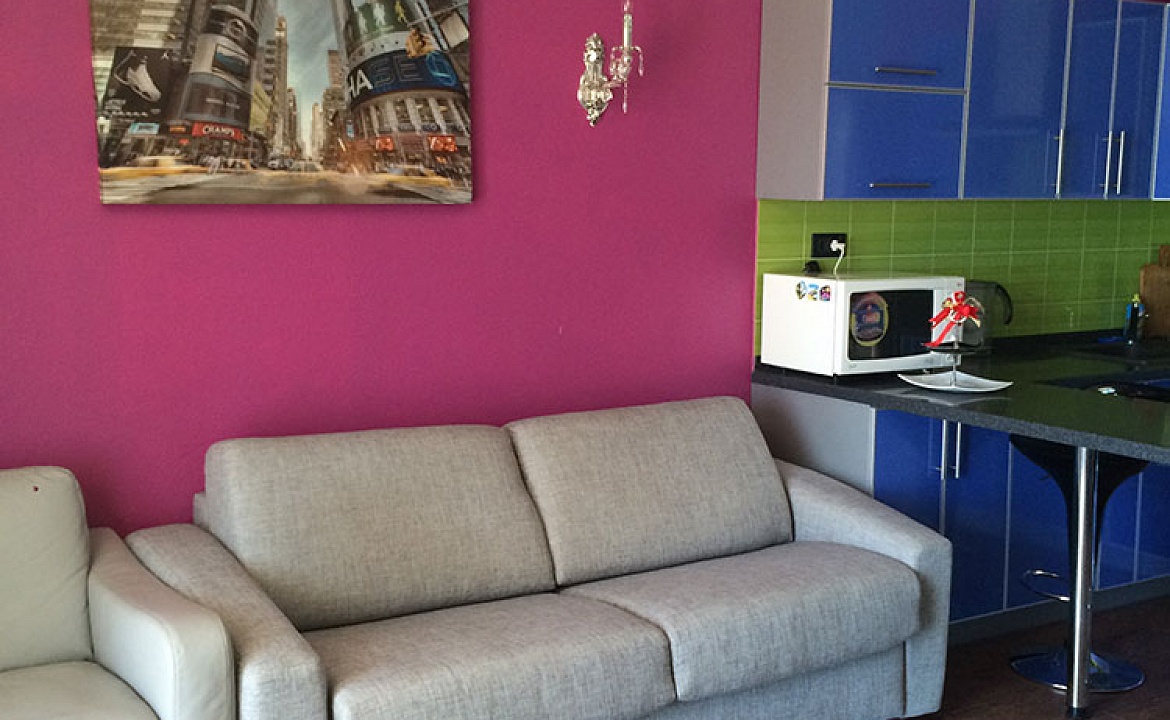 Семейный Люкс на первой линии. Квартира в многоквартирном доме Аппартаменты «Премьера». Чайка