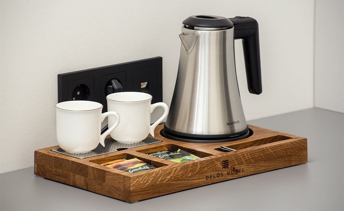 Делюкс c двумя односпальными кроватями. Отель "Delos Hotel". Адлер