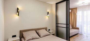 Квартира в многоквартирном доме Квартира на первой линии с отдельной спальней