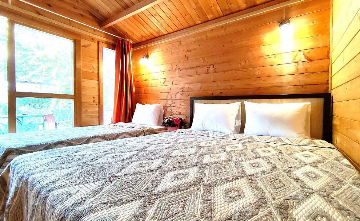 Отдельный домик в общем дворе. Гостевой дом "Цитрус". Цандрипш