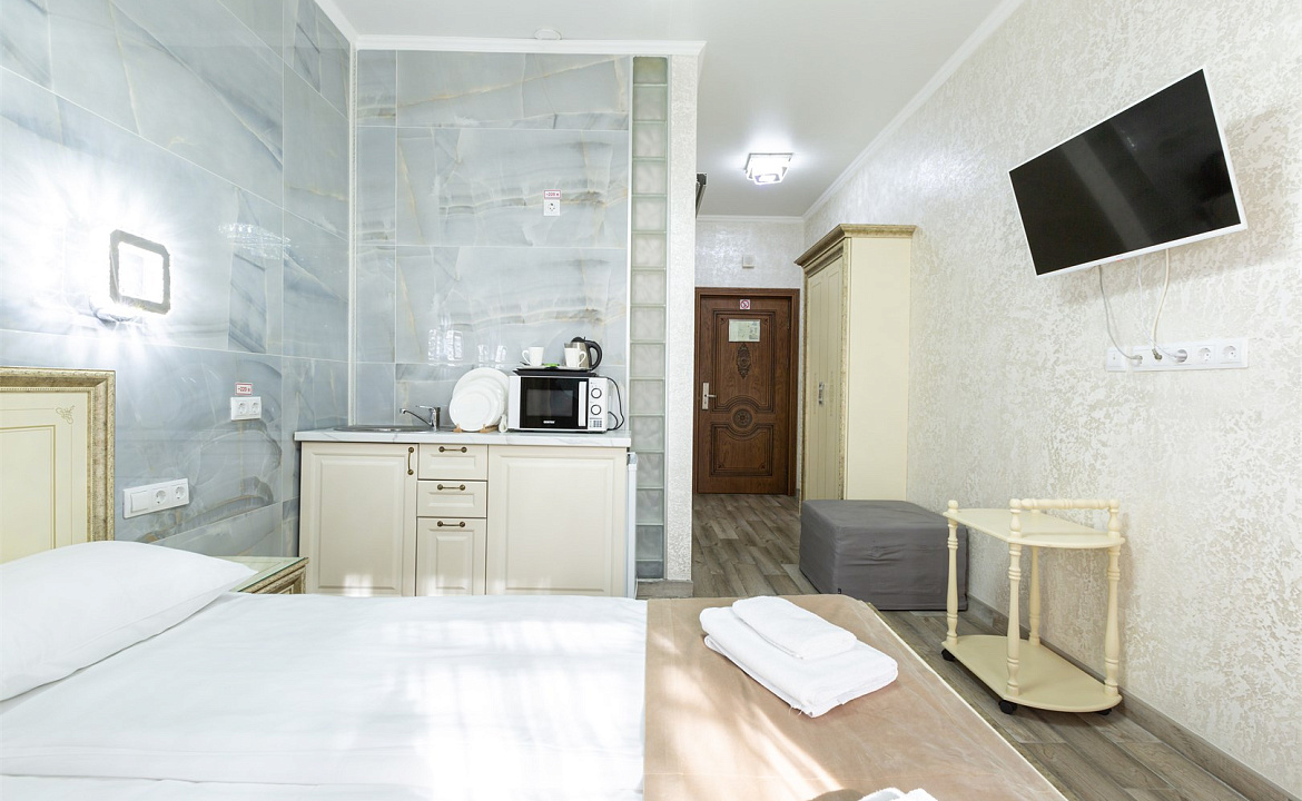 Двухместный комфорт с кухней. Отель "Сочи Галерея Парк". Сочи