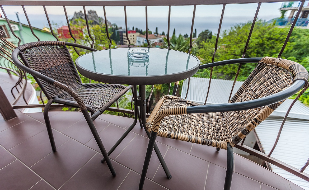 Видовой 3х к. до 6 чел. Гостевой дом Пролетарская 12. Гурзуф