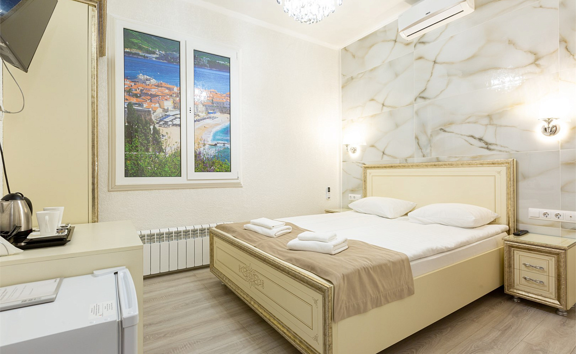 Двухместный с кухней без окна. Отель "Сочи Галерея Парк". Сочи