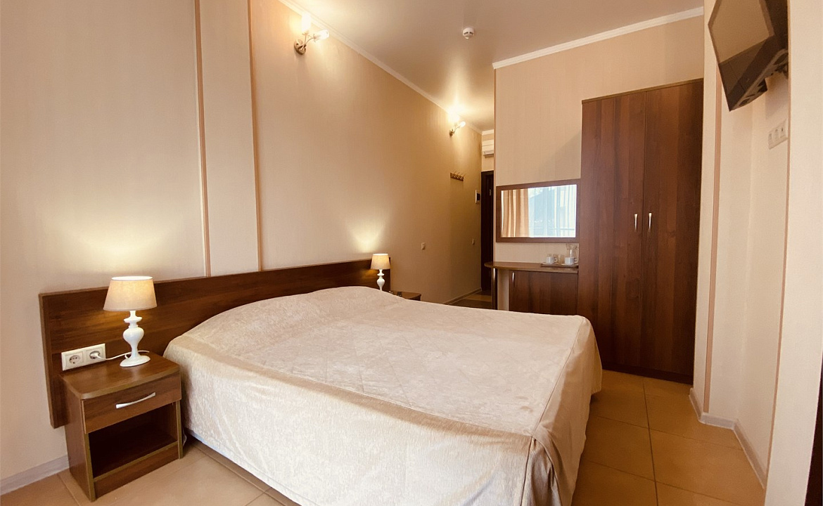 Стандарт двухместный. Отель "ФандоринЪ". Кабардинка