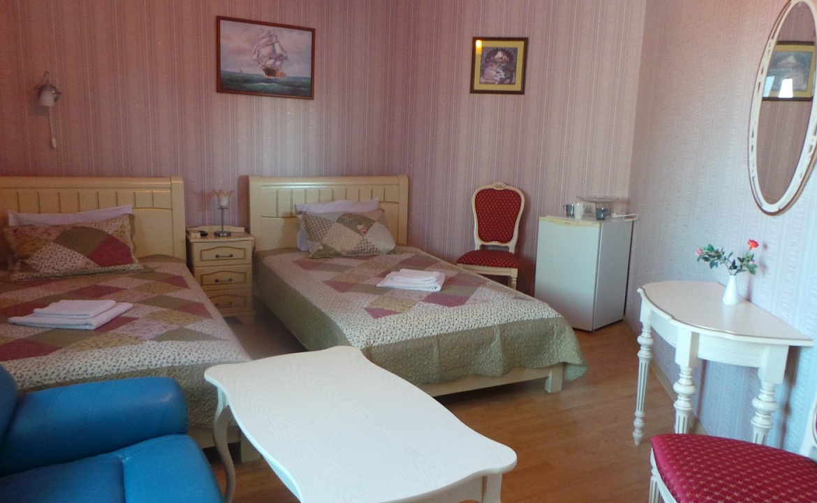 2-местный стандарт 1 и 2-й этажи. Отель «Гавань». Ейск