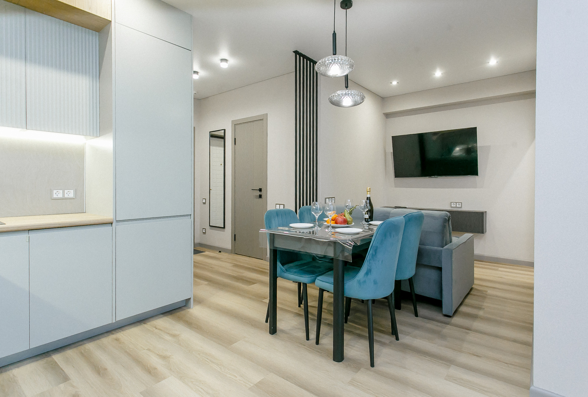 . Квартира в многоквартирном доме Современный апартамент на первой береговой. Дагомыс