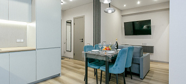 Квартира в многоквартирном доме Современный апартамент на первой береговой