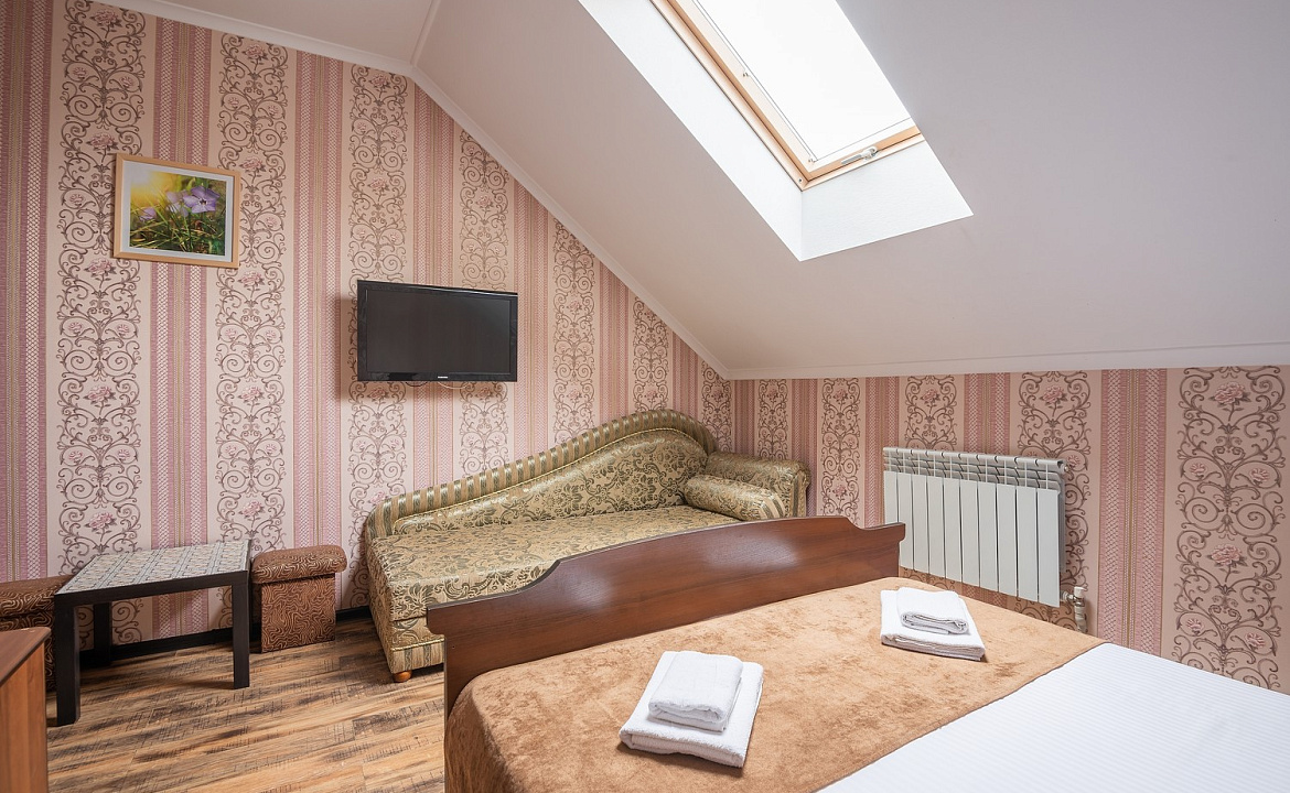 Трёхместный стандарт. Мини отель «Эдельвейс». Адлер