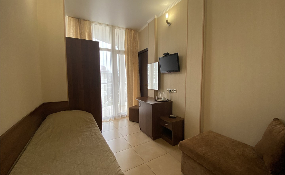 Стандарт одноместный. Отель "ФандоринЪ". Кабардинка