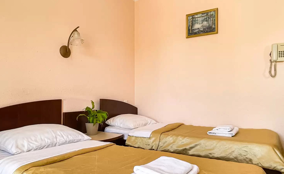 3-х местный полулюкс с односпальными кроватями. Мини-отель "Ардо". Анапа