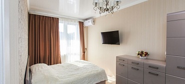 Квартира в многоквартирном доме 1-комнатная квартира Горизонт 17 в Ольгинке        