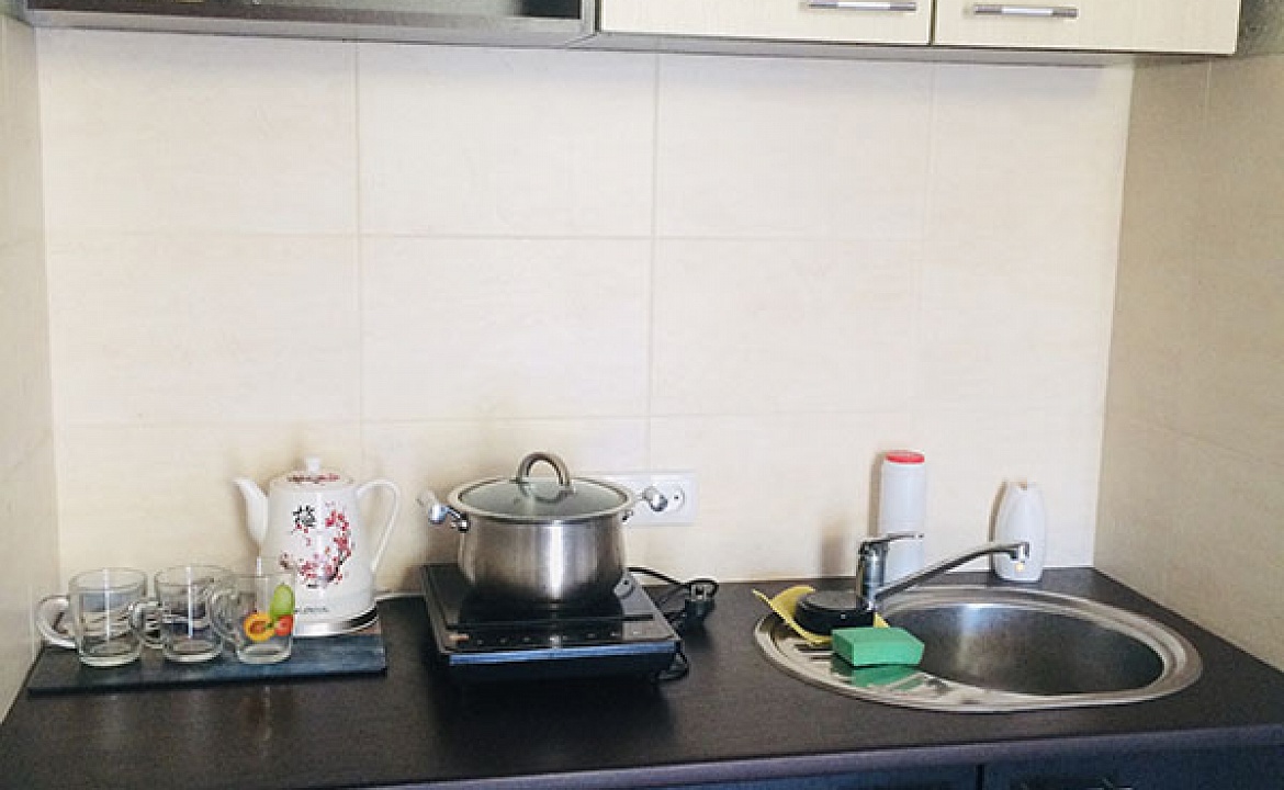 Номер Студио с балконом вид на море. Мини-гостиница "Премьера". Кацивели