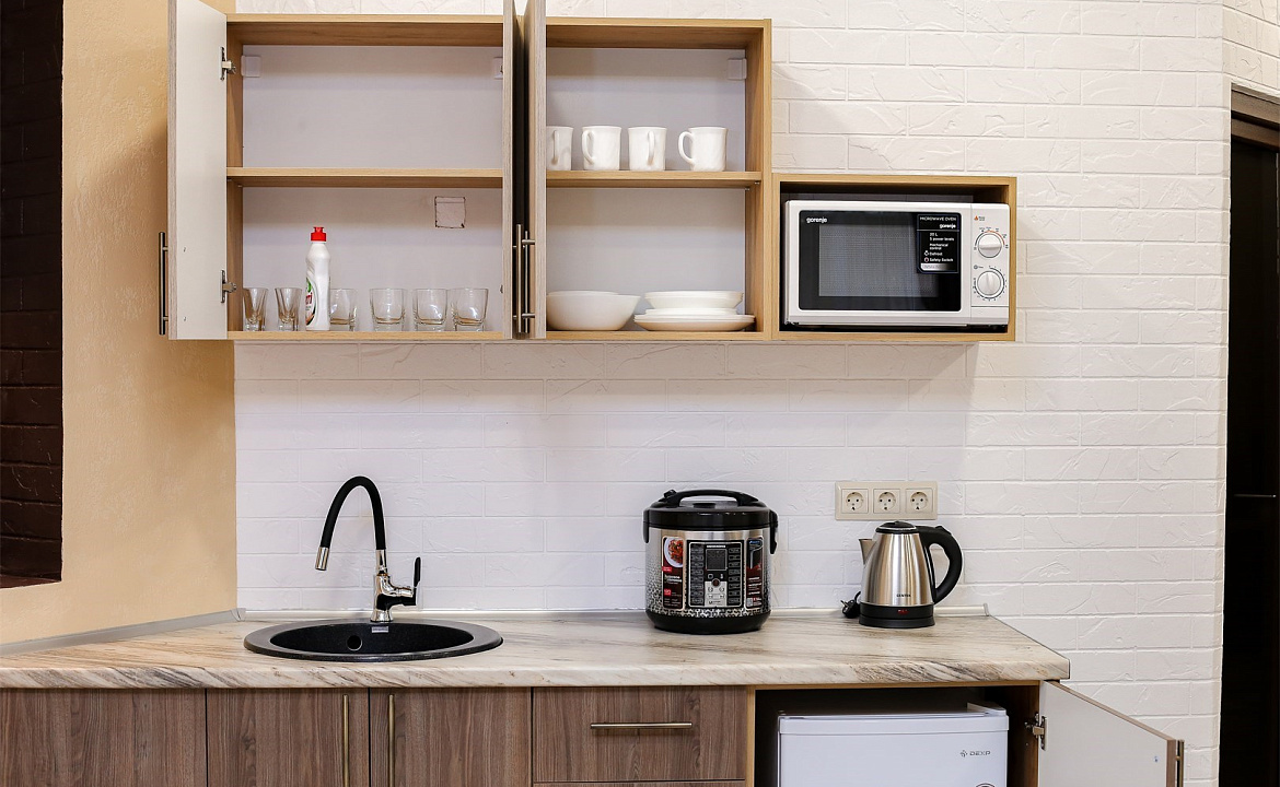 3-х местный номер-студио (с кухней). Апарт-отель «Близнецы». Адлер