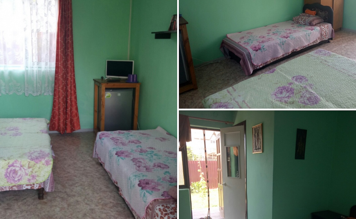 Трехместный комфорт. Гостевой дом SunnyHouse. Витязево