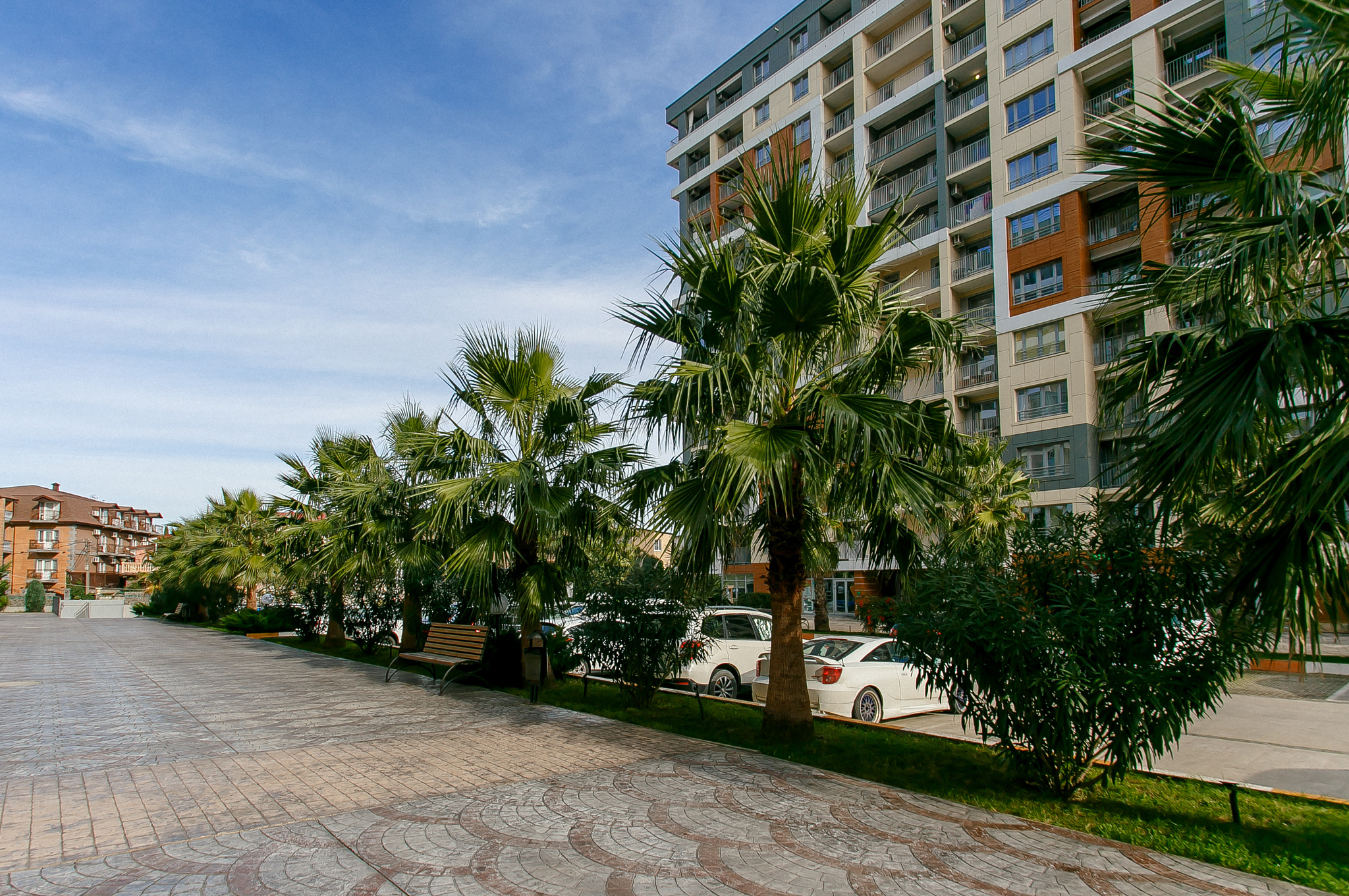 . Квартира в многоквартирном доме Студия с панорамными окнами и шикарным видом на море. Дагомыс