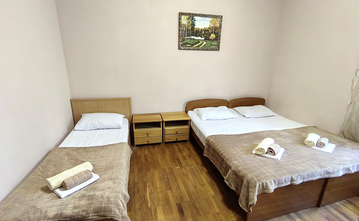 Двухкомнатный номер до 5 гостей. Гостевой дом "Цитрус". Лазаревское