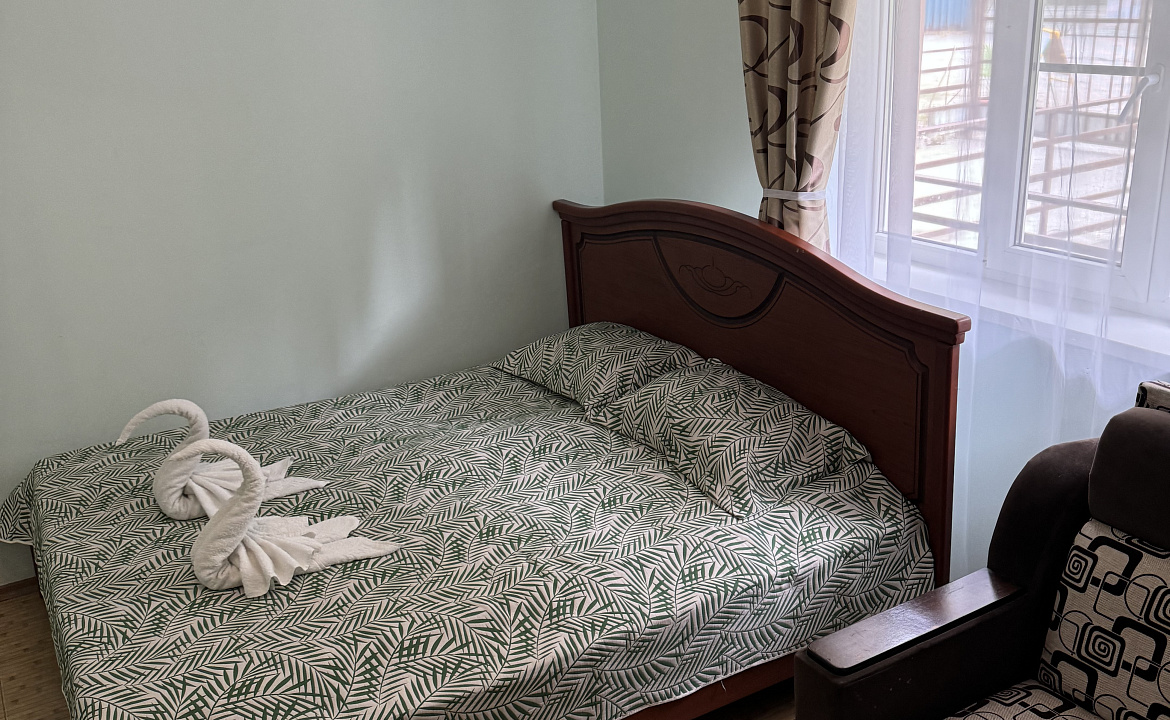 Семейный 3-х комнатный 1 этаж. Гостевой дом "Пантера". Гагра