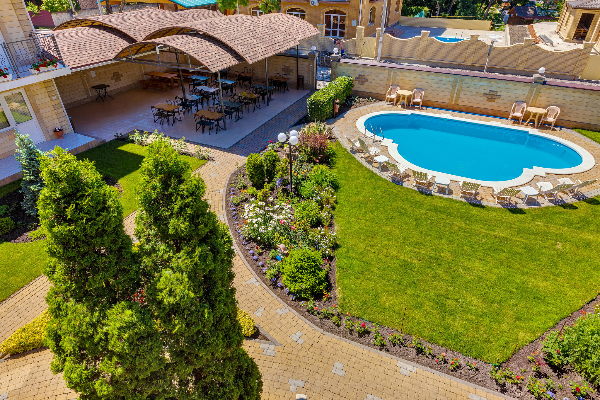 . Гостевой дом «Белая лебедь». Голубая бухта