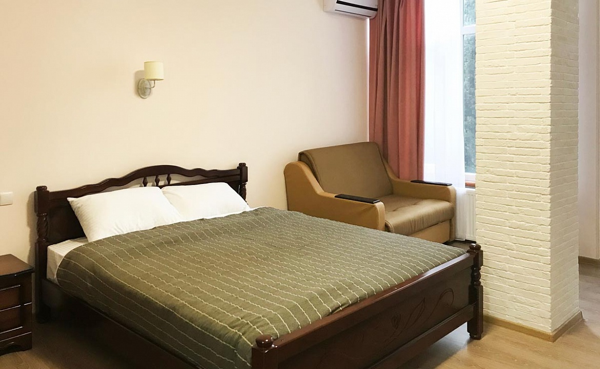 Студио с видом на парк. Отель Апарт-отель ПАЛЬМА. Гаспра Студио с видом на парк. Отель Апарт-отель ПАЛЬМА. Гаспра