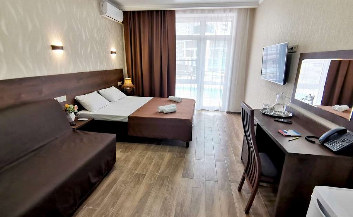 Однокомнатный комфорт с балконом. Отель "Palma Soneta" . Верхнее Джемете