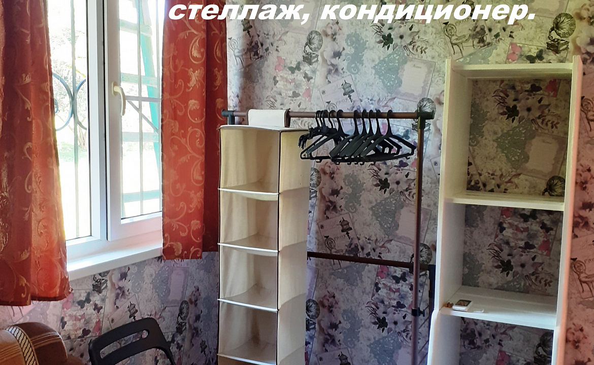 Отдельный 2х комнатный домик. ОТДЕЛЬНЫЙ 2-х комнатный ДОМИК со всеми удобствами  (семь спальных мест)!  МОРЕ напротив! . Новый Афон