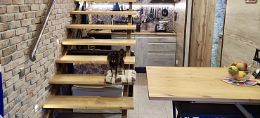 Квартира в многоквартирном доме на земле в пгт Коктебеле недалеко от моря (700 м), с кондиционером