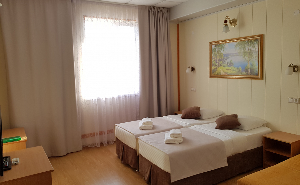 Полулюкс с общим балконом 2хместный. Отель АСТОН. Нижнее Джемете