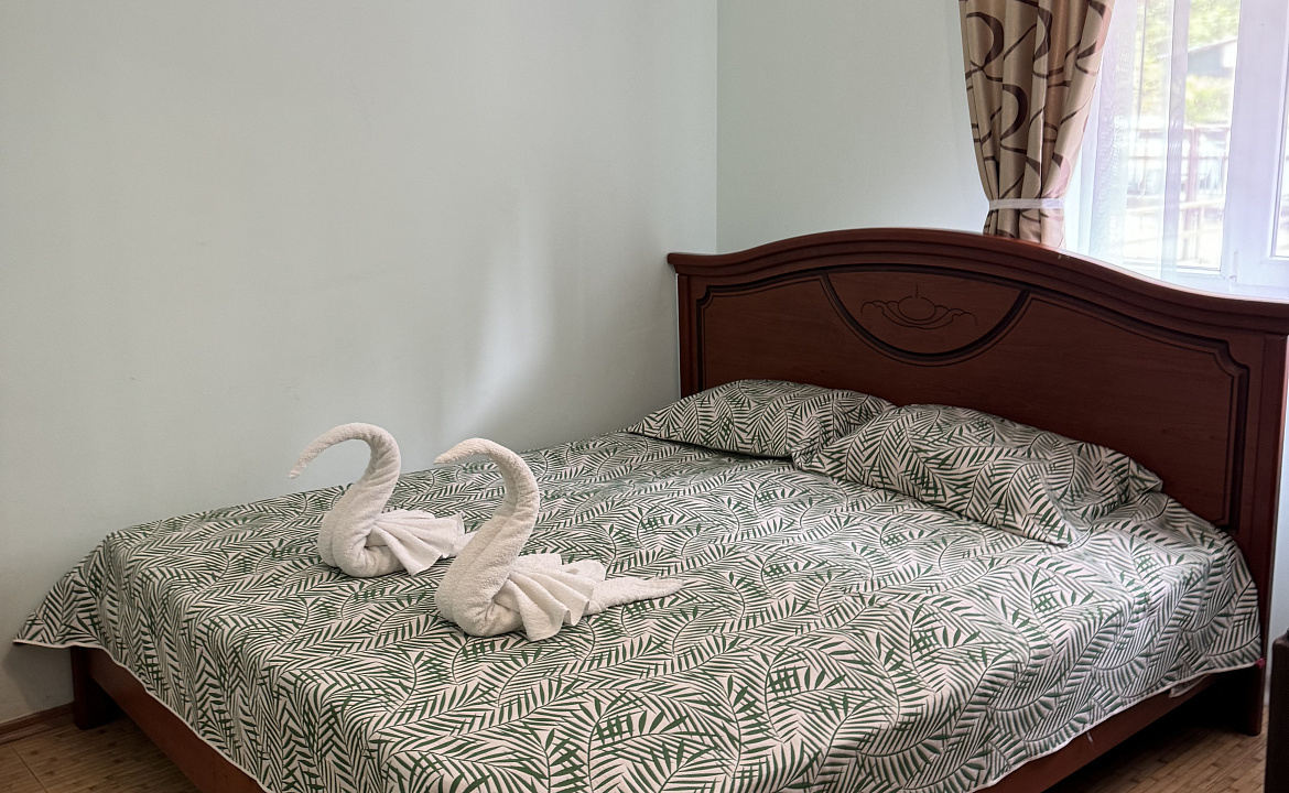 Семейный 3-х комнатный 1 этаж. Гостевой дом "Пантера". Гагра