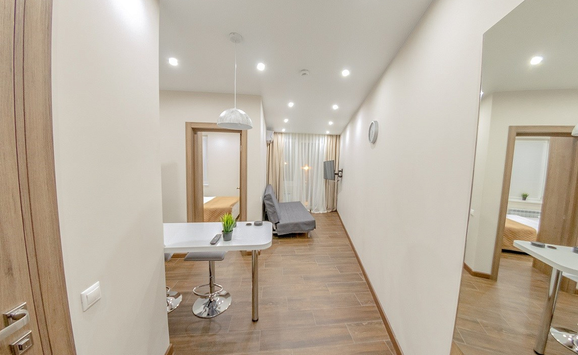 Апартаменты Делюкс 2 комнатный с балконом. Апарт-отель MILLENNIALS. Сочи