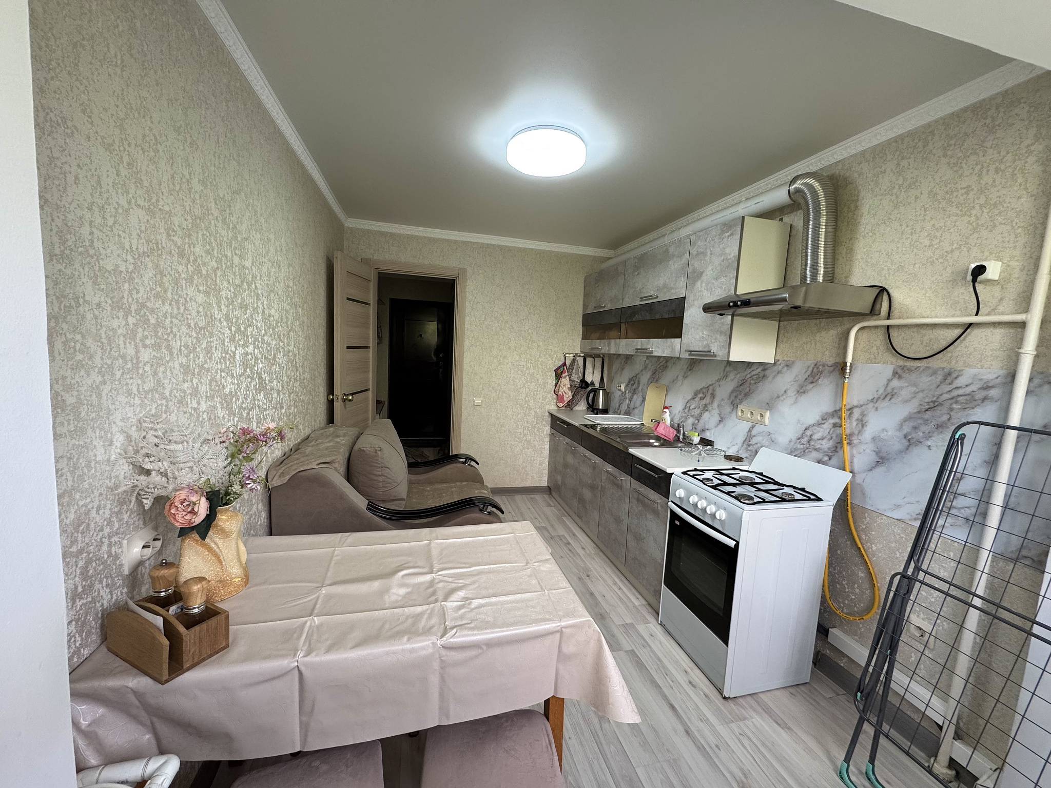 . Квартира в многоквартирном доме Однокомнатная квартира . Лазаревское