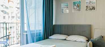 Апартамент с видом на морской закат в 100 метрах от моря