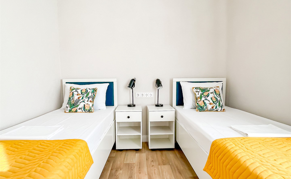 4-хместный 3-хкомнатный семейный номер. Отель Автор. Анапа