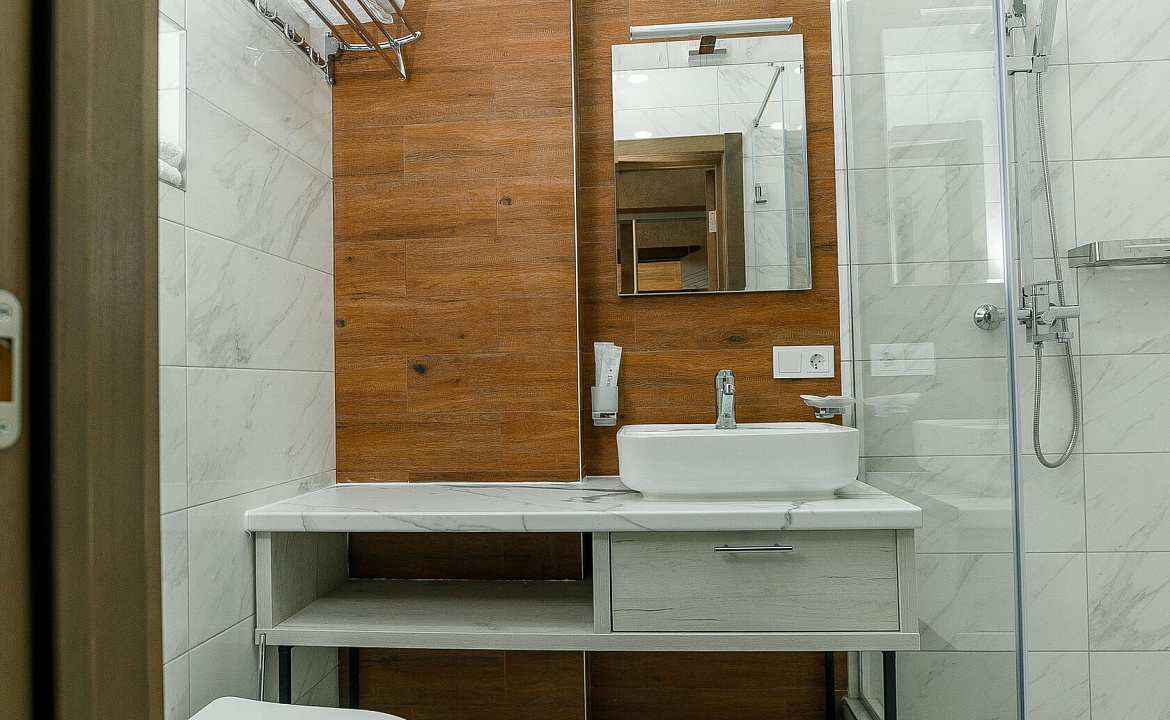 СТАНДАРТ C ДВУМЯ КРОВАТЯМИ. Отель "Алион". Геленджик