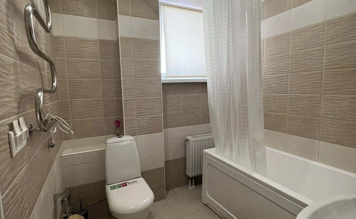 Студия с видом на море 217к2. Светлая квартира с террасой и морем. Дагомыс