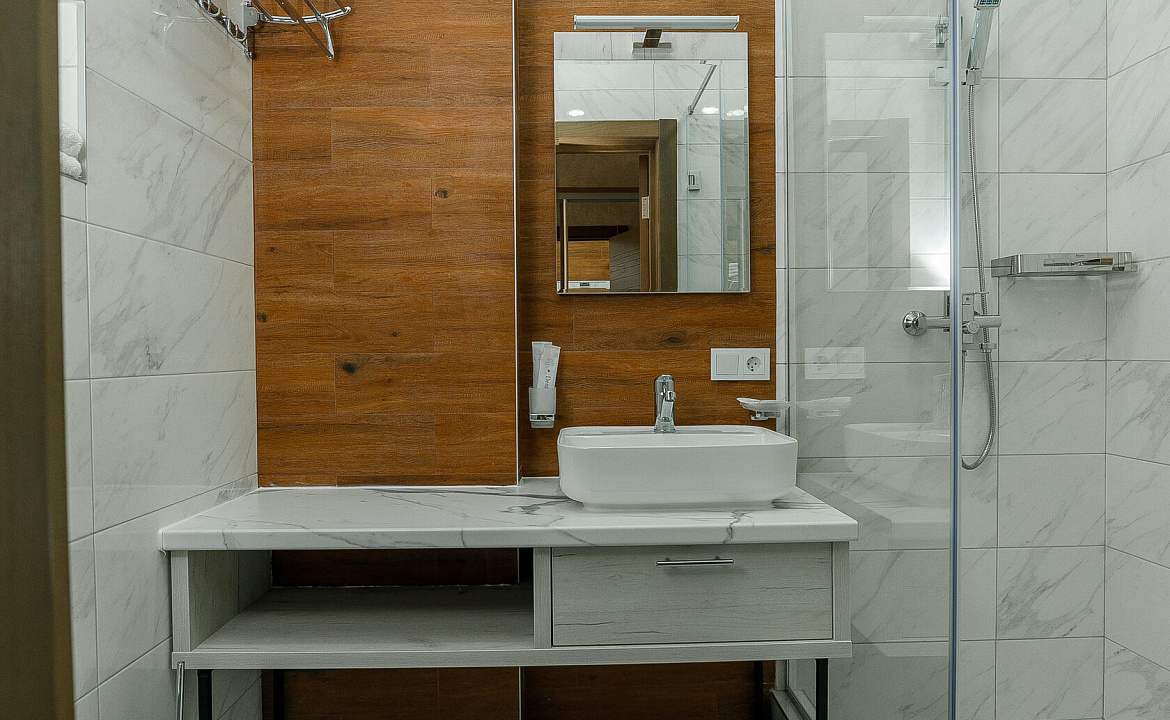 СТАНДАРТ C ДВУМЯ КРОВАТЯМИ. Отель "Алион". Геленджик