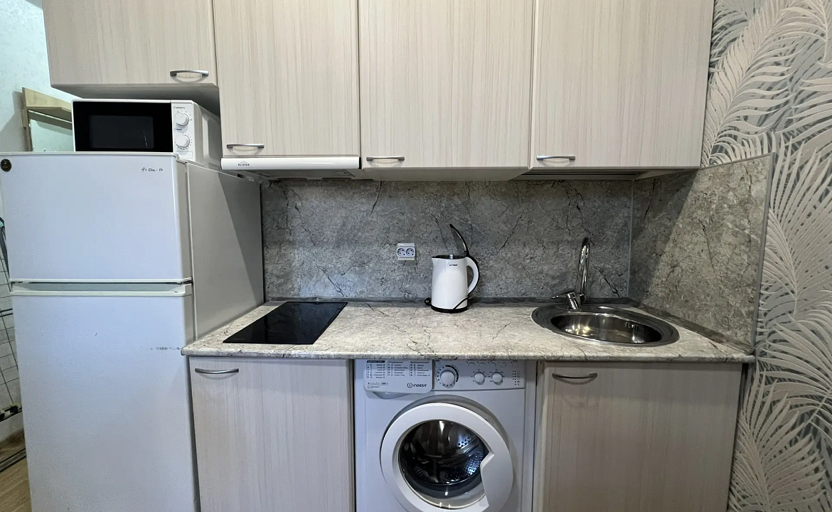 Апартамент с террасой 14к2. Светлая квартира с террасой и морем. Дагомыс