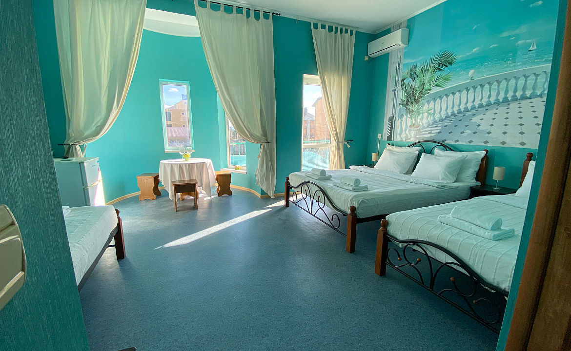 Комфорт 4х местный Семейный. Гостевой дом Волна. Нижнее Джемете