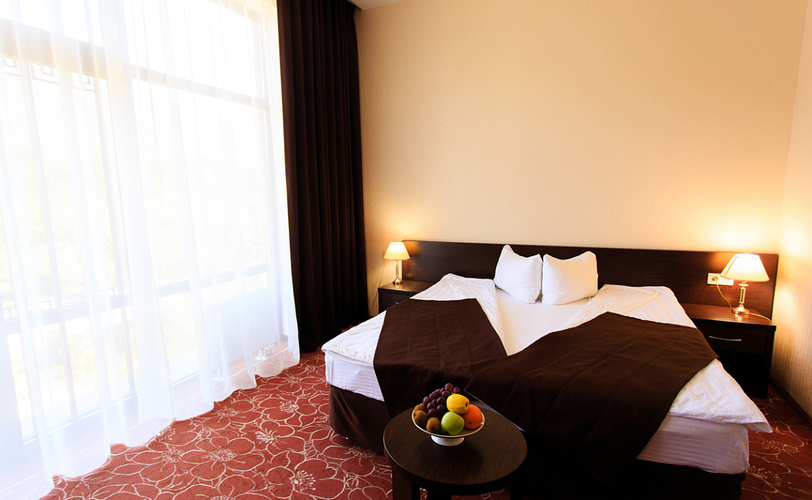 Стандарт с видом на горы с балконом. Отель "Калифорния". Геленджик