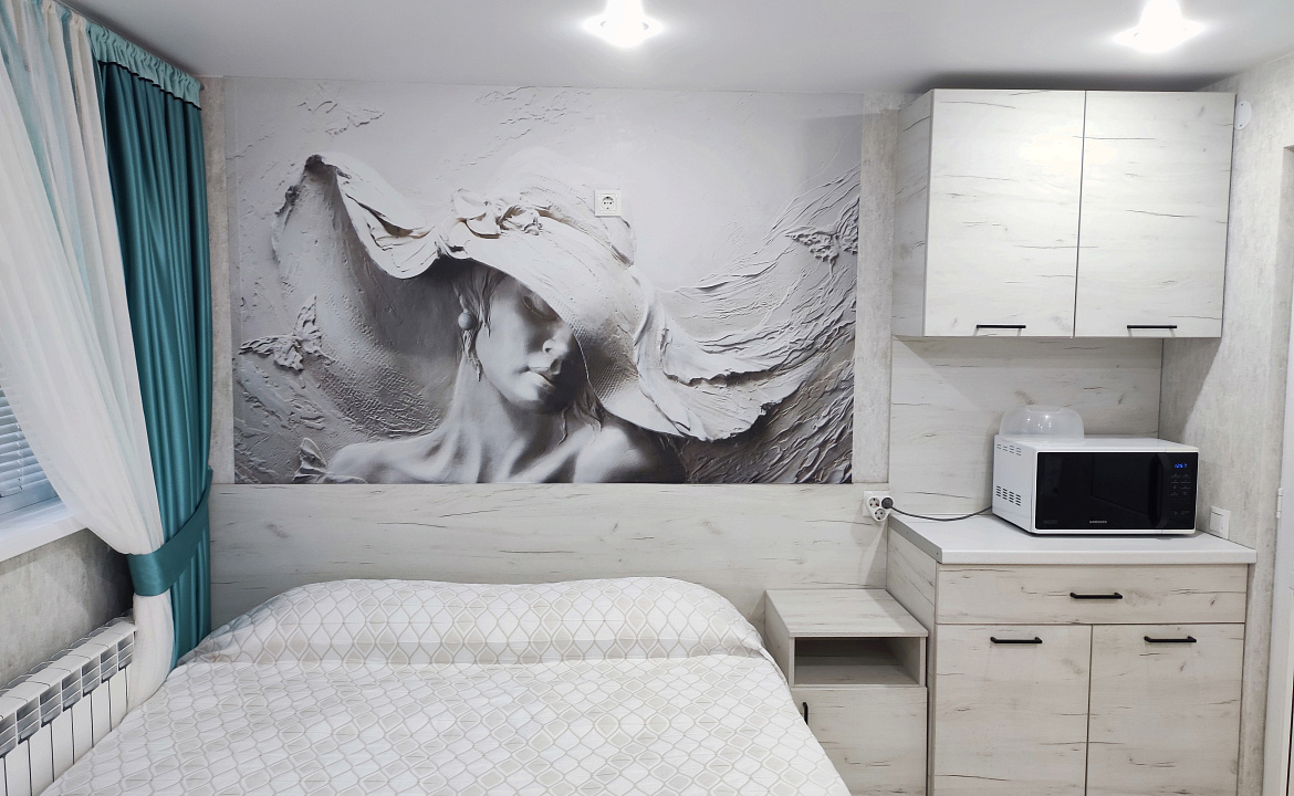 Уютный семейный номер с кухней.. Гостевой дом "Уда-ча". Лазаревское Уютный семейный номер с кухней.. Гостевой дом "Уда-ча". Лазаревское